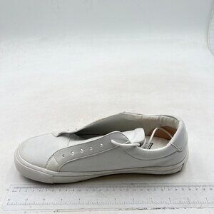 White Women's Slip On Canvas Sneaker Low Top Casual Walking Shoes Sneakers